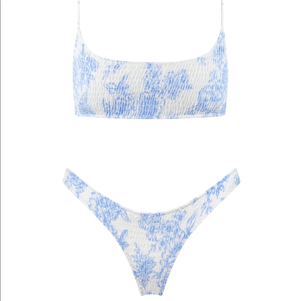 TRIANGL INESA CHEEKY INDIGO SET + BAG 💙 NWT